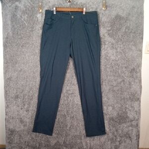 Lululemon Abc Mens Pants Color Navy Gorpcore Golf Casual Office Size 34